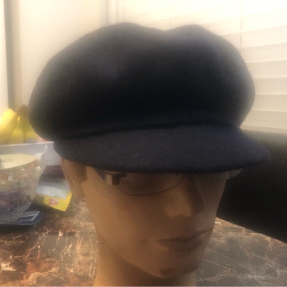 Stetson 100% Wool Cabbie/Newsboy Women’s Black Driving/Golf Cap,size One - Picture 8 of 10